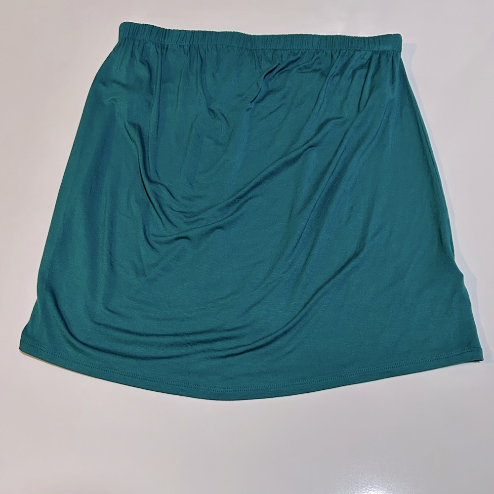 ✅NWT Maurices Teal Mini Skirt Casual Resort Wear, Size S